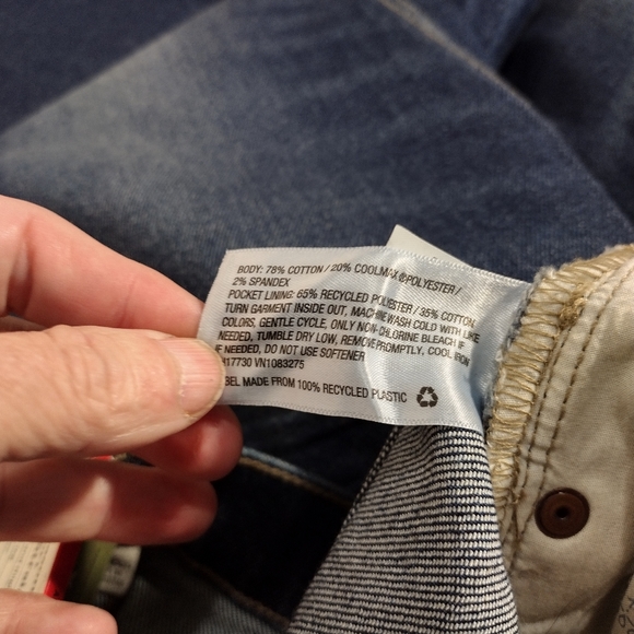 Goodfellow & Co. Dosa/Medium Wash Slim Straight All-Seasons Blue Jeans - Picture 4 of 12